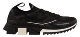 Black White SORRENTO Sport Stretch Sneakers