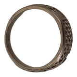 Rhodium 925 Sterling Silver Mens Ring