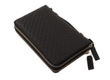Black Wallet Microguccissima Leather Zipper Mens wallet