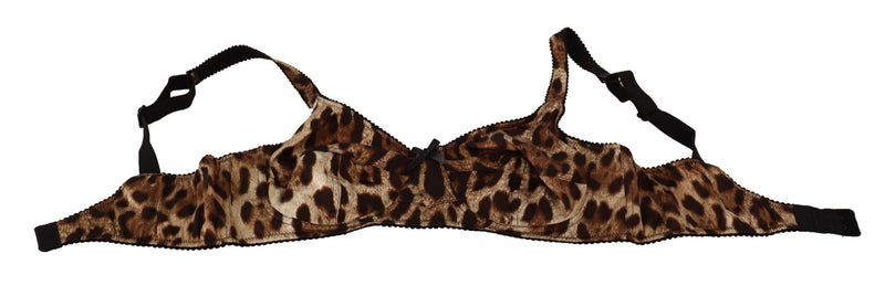 Brown Leopard Women Bra Underwear