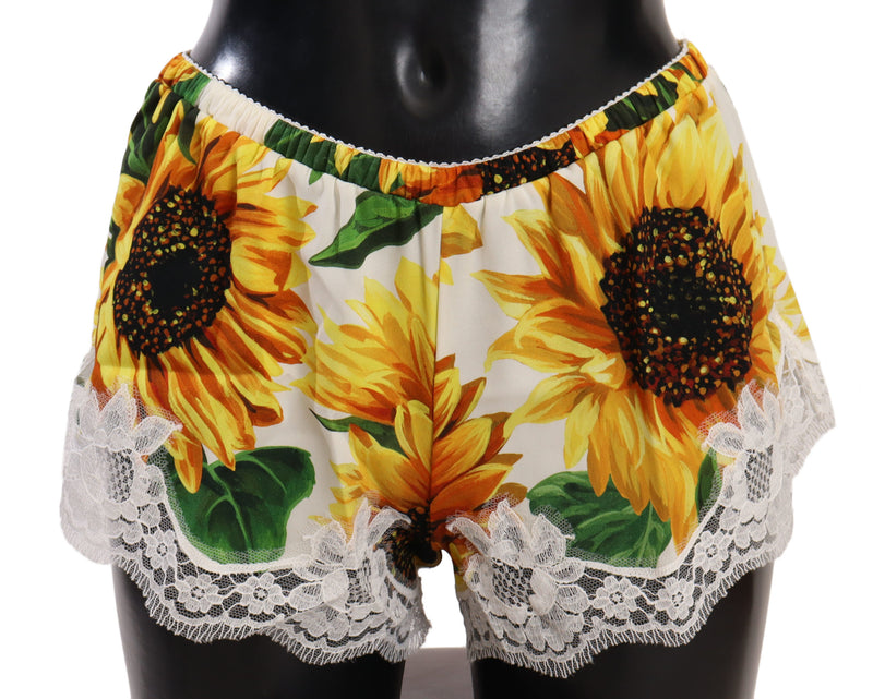 White Sunflower Lace Lingerie Underwear