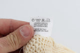 Beige Cotton Blend Knitted Sleeveless Sweater - Avaz Shop