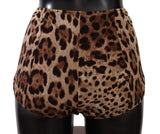 Bikini Bottom Brown Leopard Print Swimsuit Swimwear - Avaz Shop