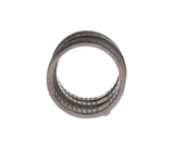 Black CZ Rhodium 925 Silver Ring - Avaz Shop