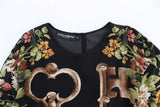 Black Key Floral Print Silk Blouse Top - Avaz Shop