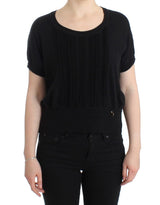 Black short sleeved jumper - Avaz Shop