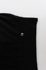 Black short sleeved jumper - Avaz Shop