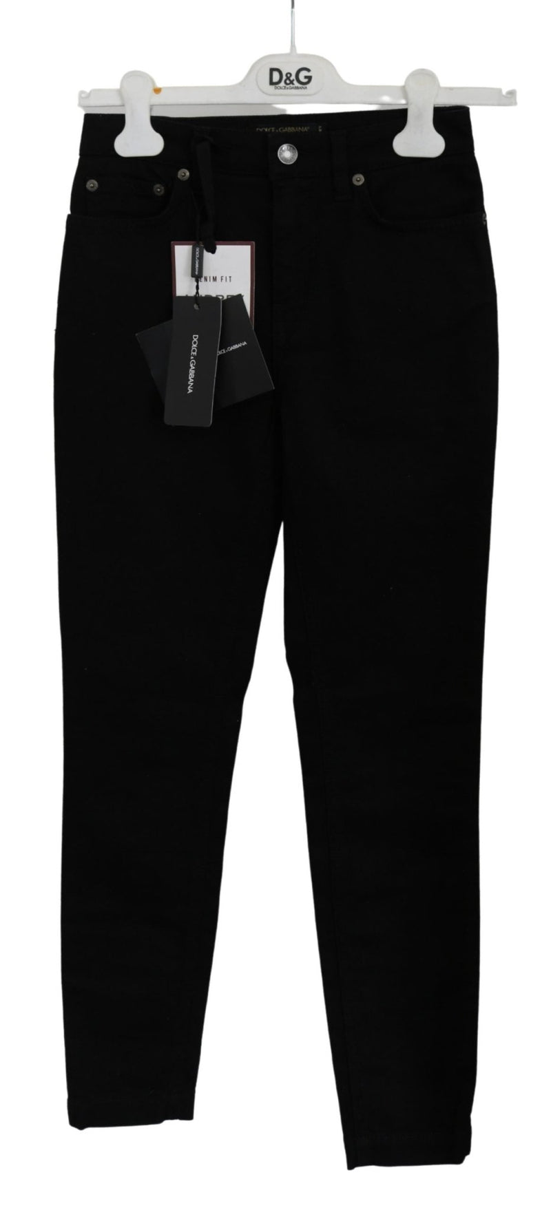 Black Skinny Trouser Cotton Stretch Jeans - Avaz Shop
