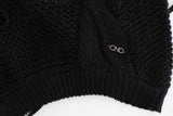 Black sleeveless knitted cardigan - Avaz Shop