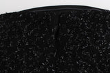 Black Strapless Embellished Pencil Dress - Avaz Shop