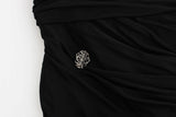 Black strapless maxi dress - Avaz Shop