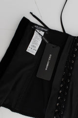 Black Stretch Corset Waist Strap Belt - Avaz Shop