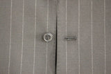 Black Striped Wool Logo Vest - Avaz Shop