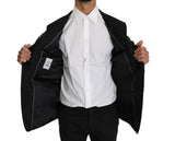 Black Wool MARTINI Torrero Blazer Jacket - Avaz Shop