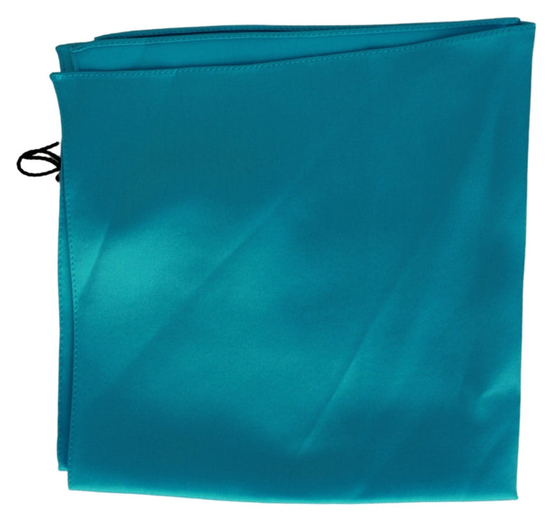 Blue Bandana Silk Square Handkerchief Scarf - Avaz Shop