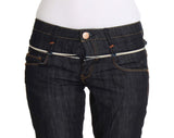 Blue Denim Cotton Bottoms Straight Fit Jeans - Avaz Shop