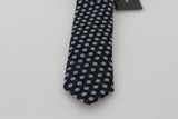 Blue Polka Dot Classic Mens Slim Necktie Tie - Avaz Shop