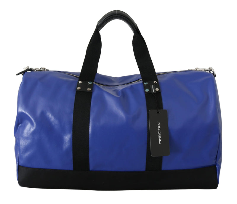 Blue Shoulder Sling Travel Luggage Cotton Bag - Avaz Shop