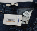 Blue Wash Cotton Blend Slim Fit Jeans - Avaz Shop