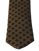 Brown Patterned Classic Mens Slim Necktie Tie - Avaz Shop