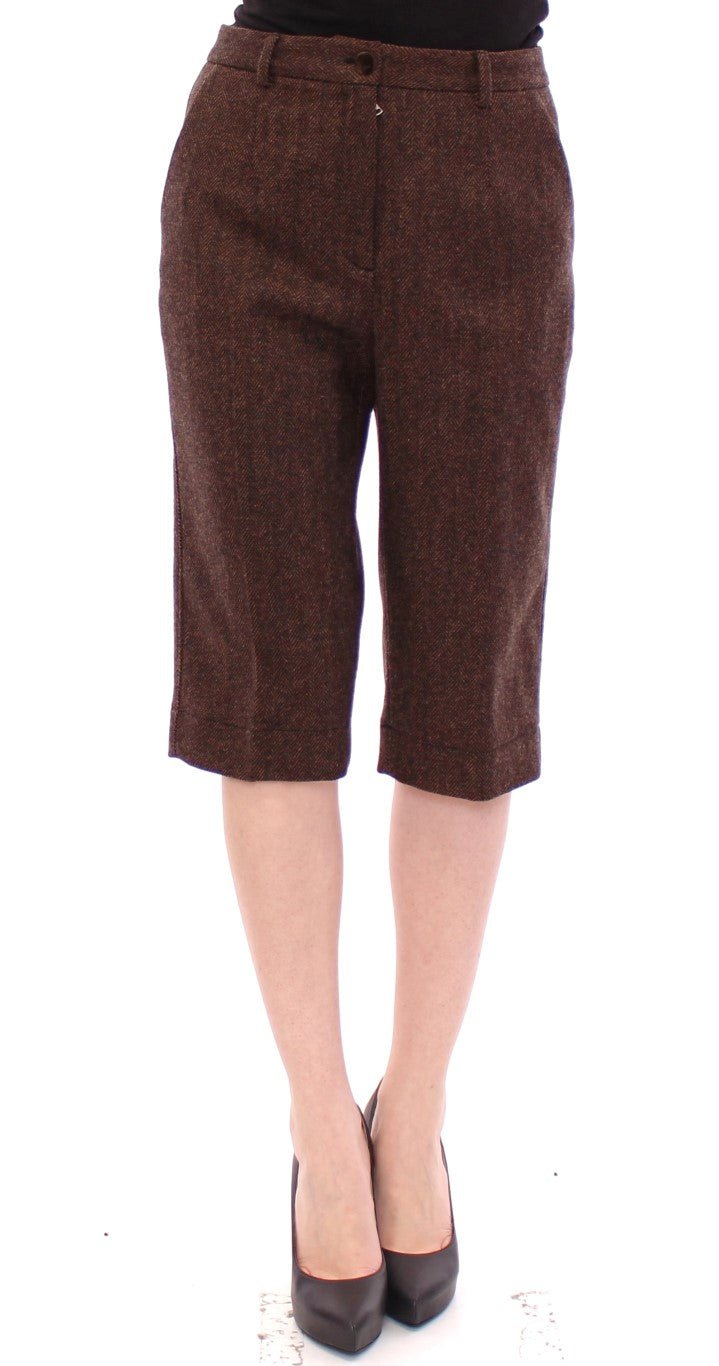 Brown wool shorts pants - Avaz Shop