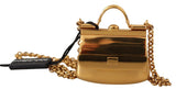 Gold Brass Chain Micro Bag Pendant Bag Sicily Necklace - Avaz Shop