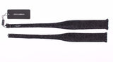 Gray Black Wool Bow Tie - Avaz Shop