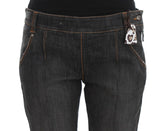 Gray Cotton Slim Fit Denim Jeans - Avaz Shop