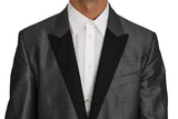 Gray Patterned MARTINI 2 Piece Suit - Avaz Shop