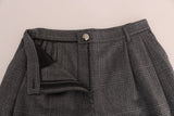Gray Wool Capri Pants - Avaz Shop