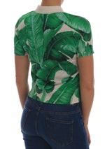 Green Banana Leaf Polo T-shirt - Avaz Shop