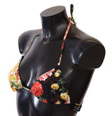 Multicolor Floral Bikini Top Beachwear Swimwear - Avaz Shop