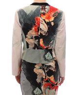 Multicolor Short Floral Blazer Jacket - Avaz Shop
