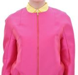 Pink silk blend jacket - Avaz Shop