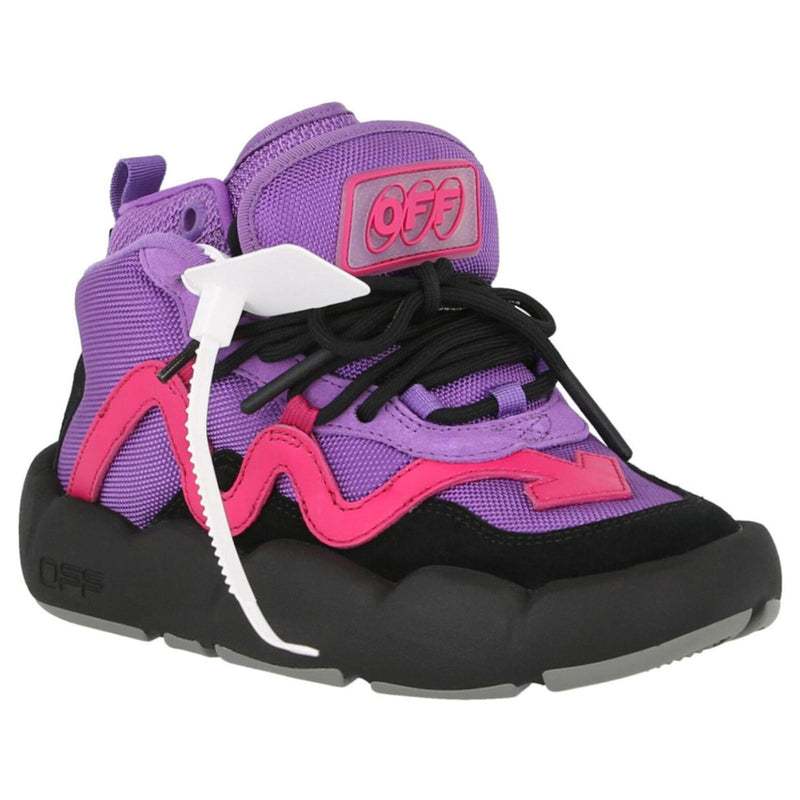 Purple Polyester Sneakers