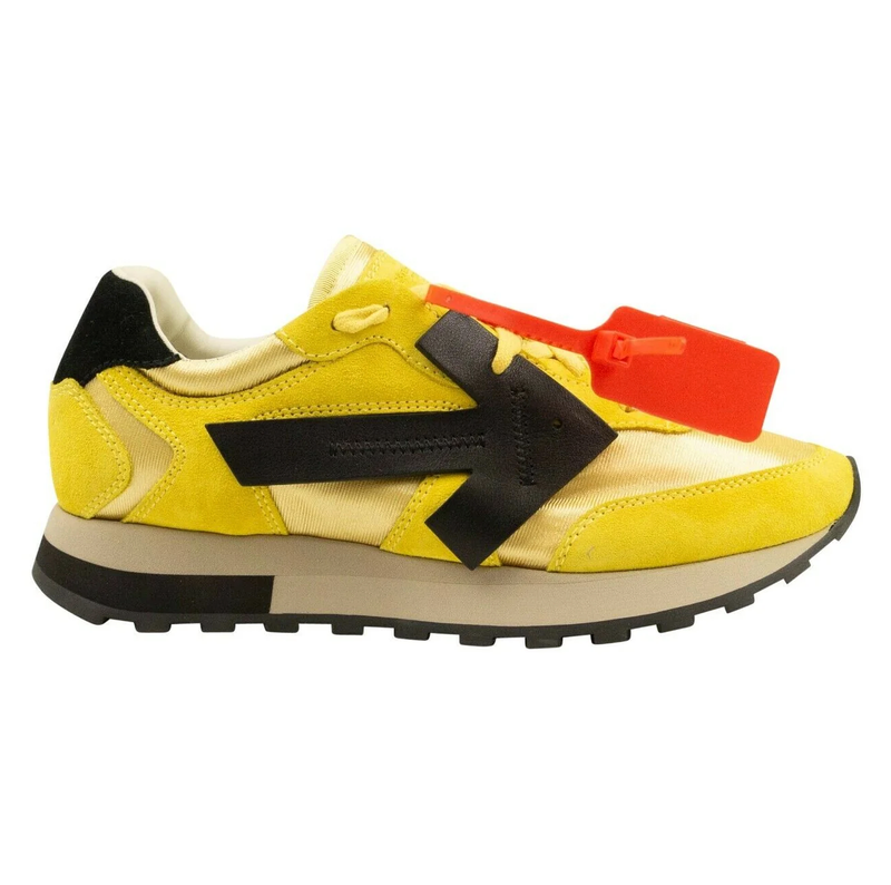 Yellow Calfskin Sneakers