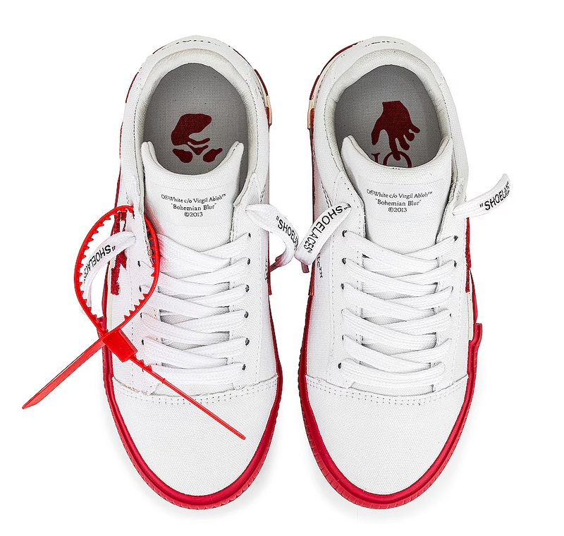 Red Cotton Sneakers