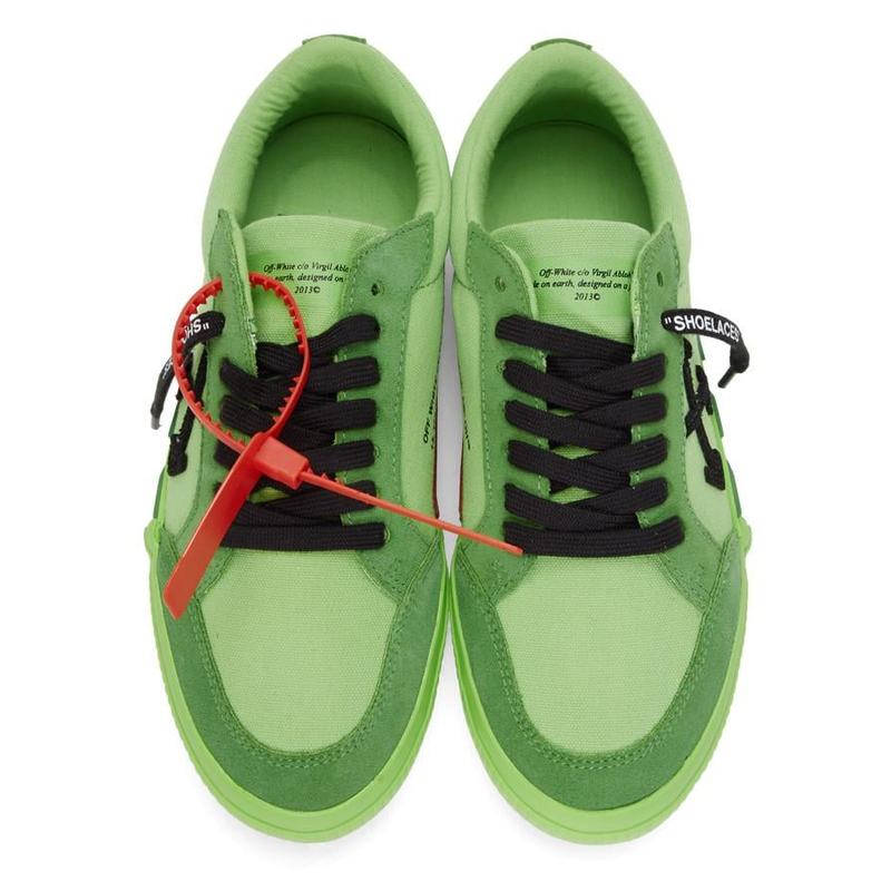 Green Linen Sneakers