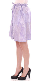 Purple Adjustable Waist Strap A-Line One Size Skirt - Avaz Shop