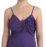 Purple jersey dress - Avaz Shop
