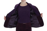 Purple Wool Suit T-Shirt Set - Avaz Shop