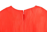 Red Mini Linen 3/4 Sleeve Sheath Dress - Avaz Shop