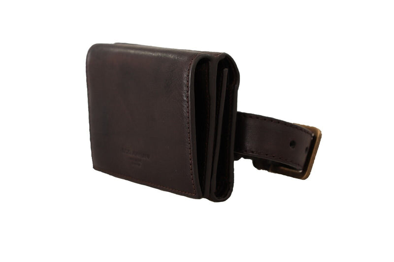 Wallet Multi Kit Brown Leather Trifold wallet