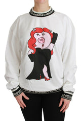 White Pig of the Year Pullover Sweater