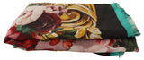 Multicolor Floral Modal Neck Shawl Scarf