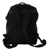 Black Palermo Logo Backpack Neoprene Borse Duffle Bag