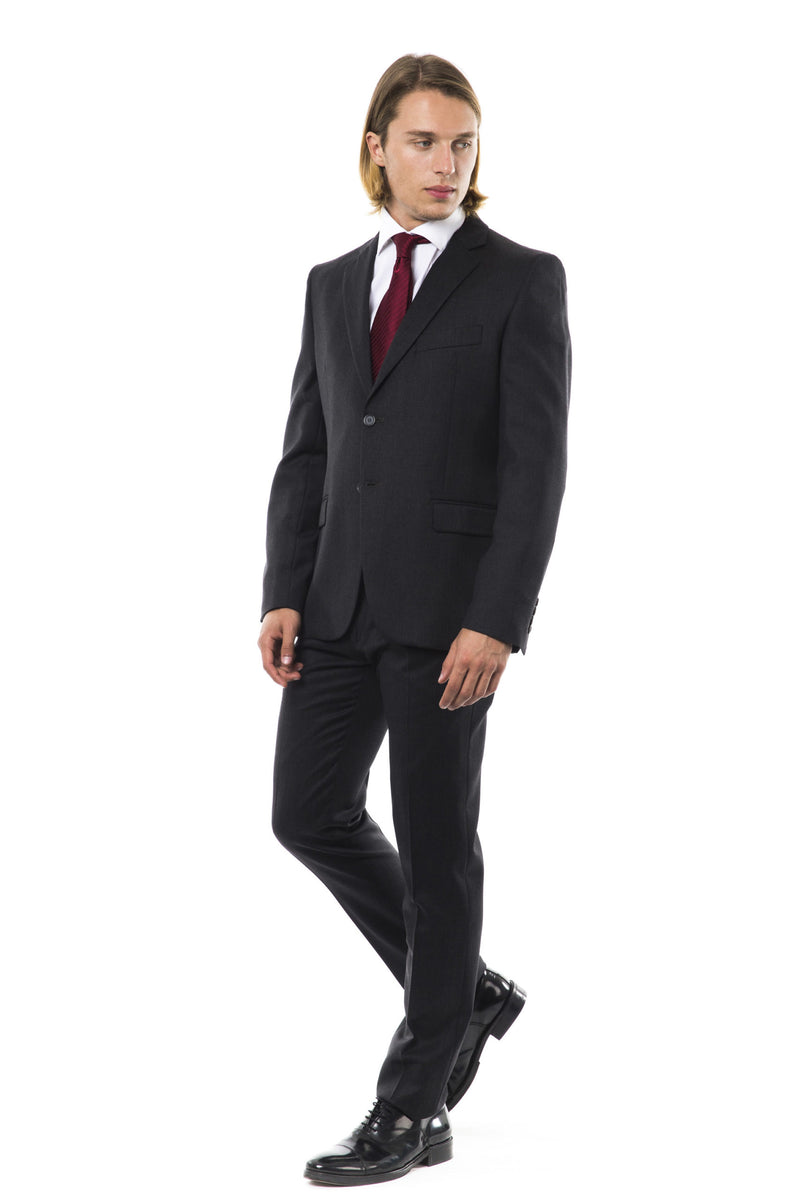 Gray Cotton Suit
