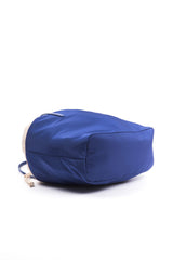 Blue Polyester Handbag