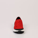 Red Textile and Leather Sneaker