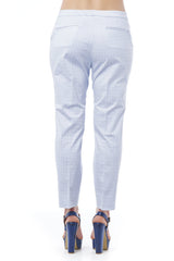 Light-blue Cotton Jeans & Pant